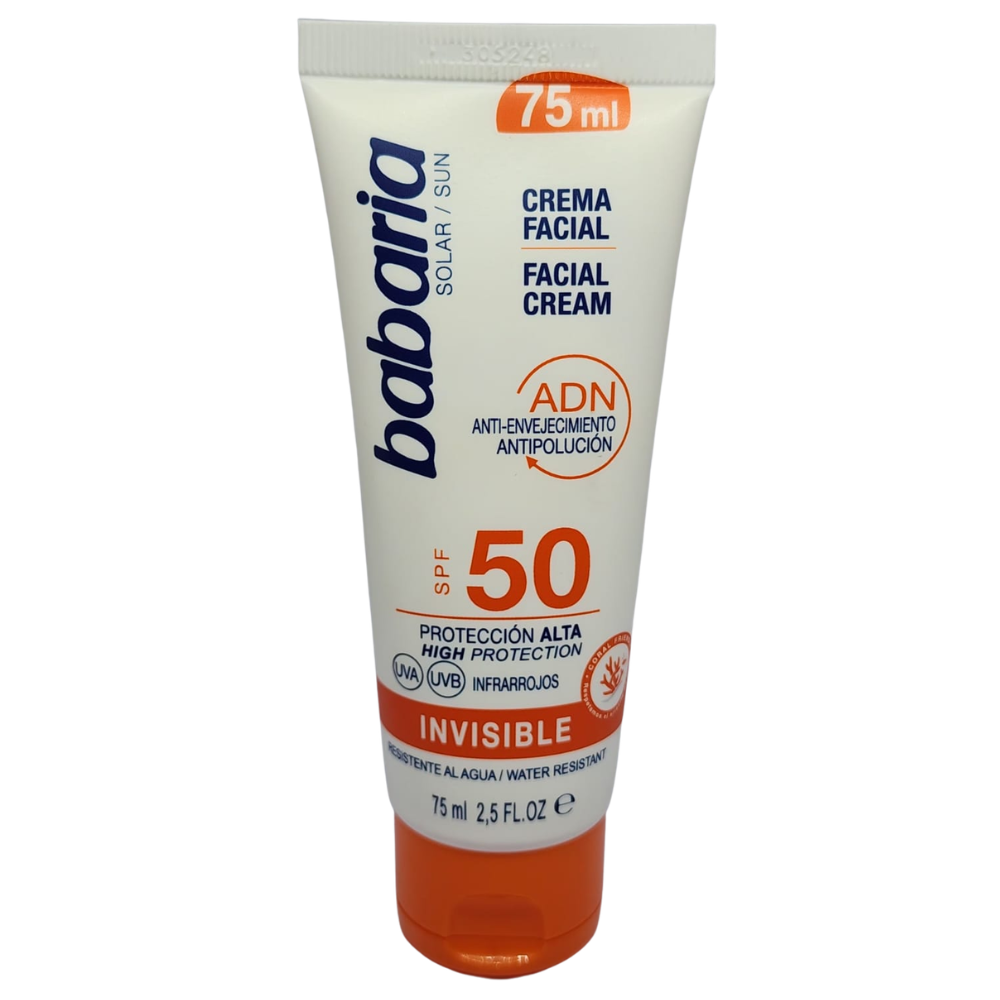 Crema facial invisible spf 50 Babaria 75ml