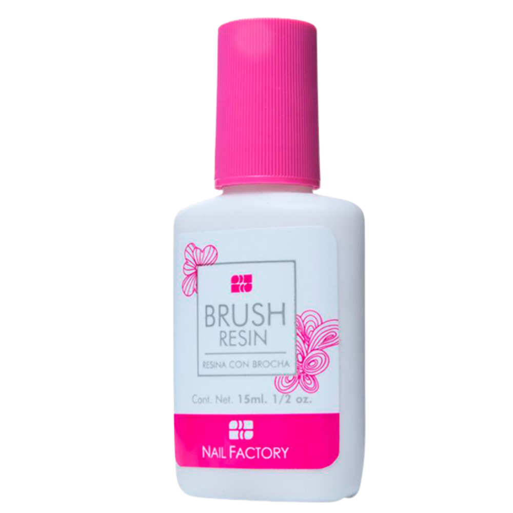 Recina con brocha 15ml Nail Factory
