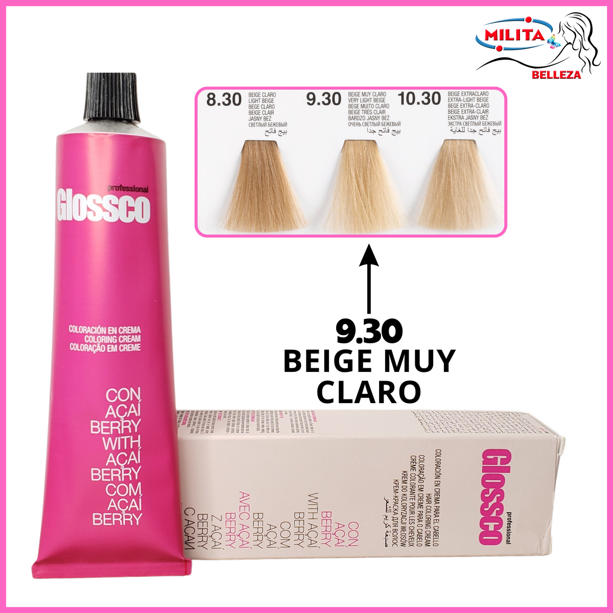 Tintes - Tinte Glossco 9.30 Beige Muy Claro 100ml