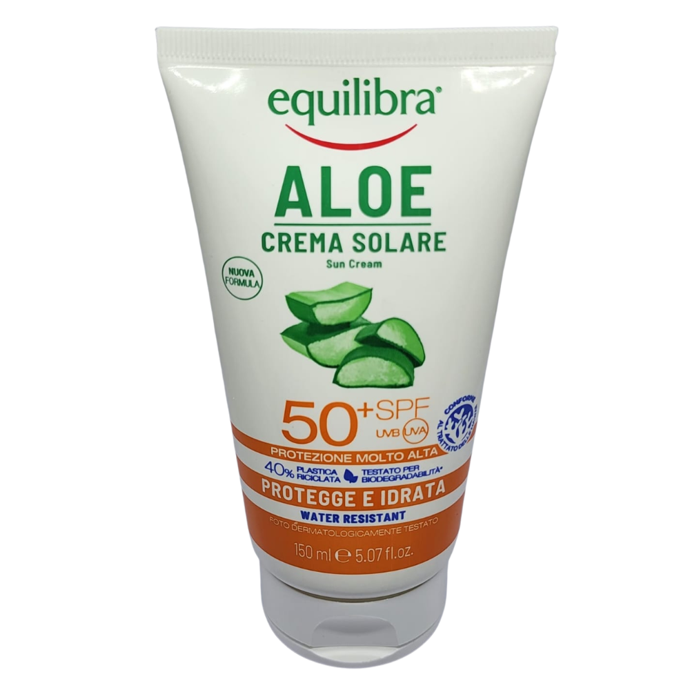 Crema Solare Aloe spf 50+ equilibra 150ml
