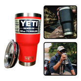Termo - Termo Yeti Rambler 30oz Tembler Color Rojo