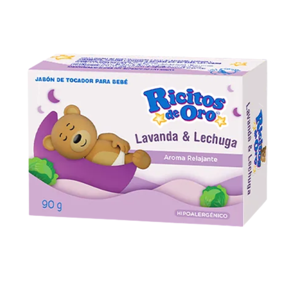 RICITOS DE ORO LANVADA Y LECHUGA JABON 90G