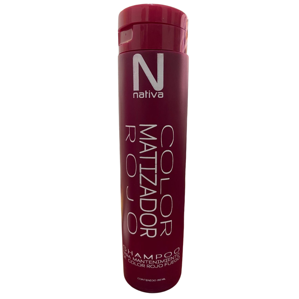 SHAMPOO MATIZADOR ROJO  NATIVA 350ML