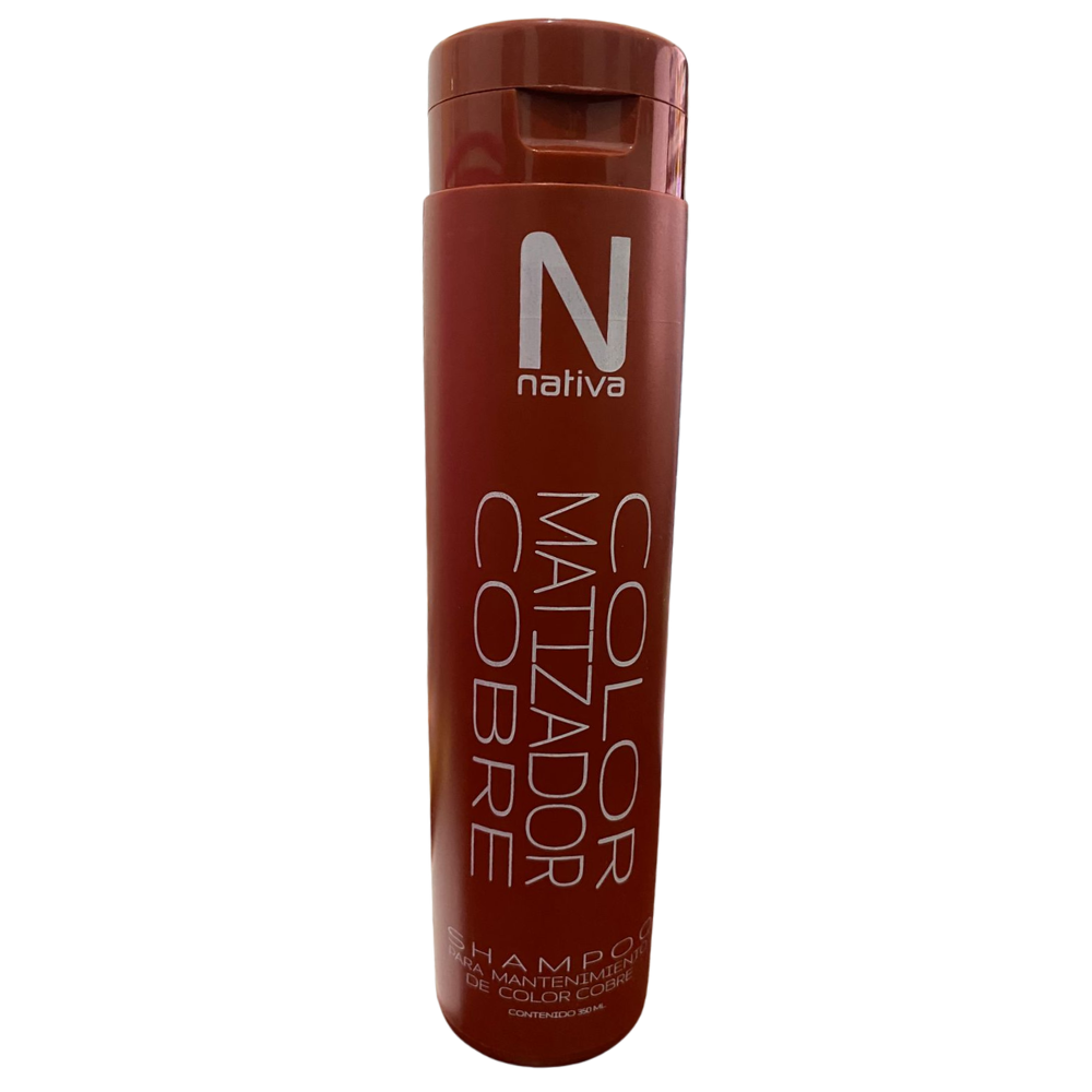 SHAMPO MATIZADOR COBRE NATIVA 350ML
