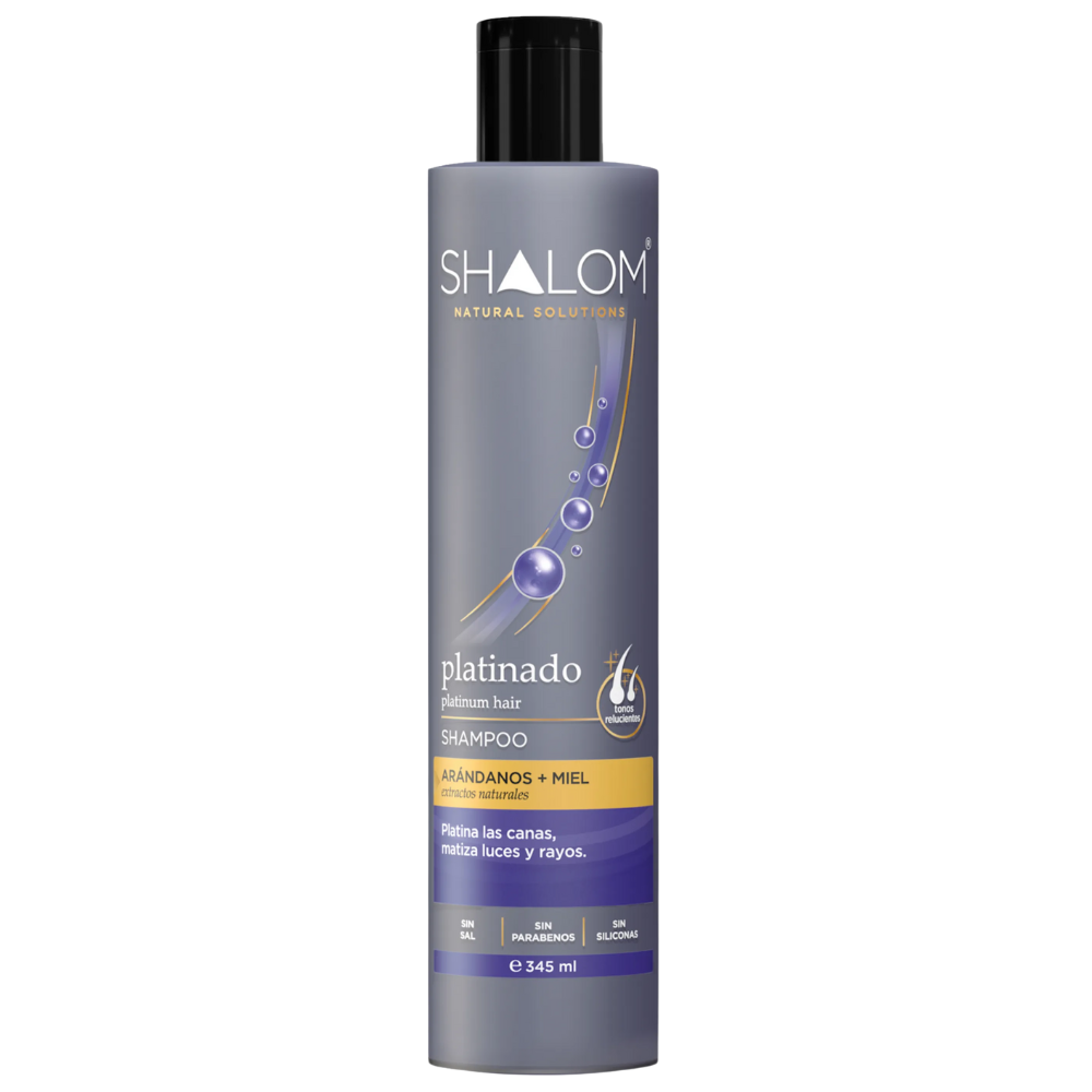Shampoo Platinado 345ml Shalom